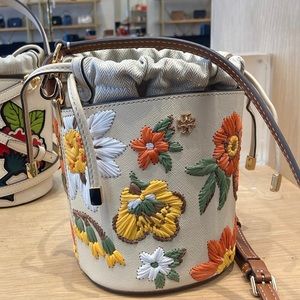 Tori Burch Emerson Mini Bucket Bag